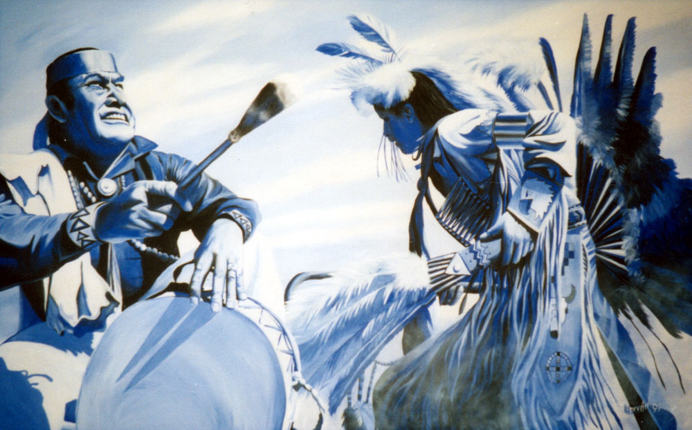 Dancing to restore an eclipsed moon - Qagyuhl